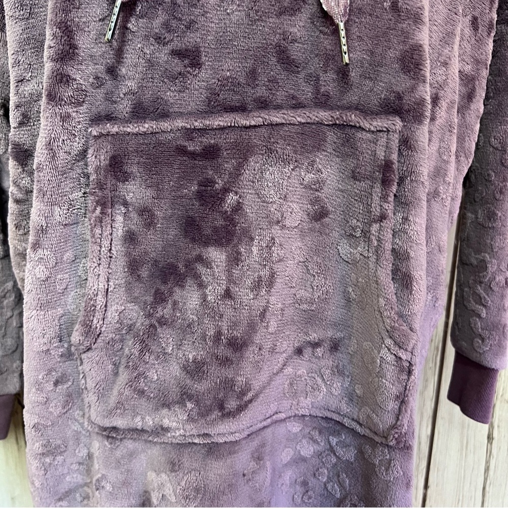 Denver Hayes Purple Oversized Cozy Lounge Sweater Nightdress Women’s Size XL - Picture 2 of 9